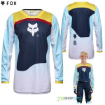 Moto oblečenie - Detské, Fox Yth 180 Elevated jersey light blue, bledo modrá