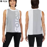 Oblečenie - Dámske, Fox W Moto-X Blocked Tank dámske tielko, biela