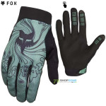 Cyklo oblečenie - Pánske, Fox Ranger Frequency glove pine, zelená