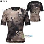 Cyklo oblečenie - Pánske, Fox Flexair Ascent Pulse ss jersey, sand