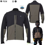 Moto oblečenie - Bundy, Fox Ranger Off road softshell jacket ash, hnedo čierna