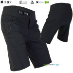 Cyklo oblečenie - Pánske, Fox Flexair Lined short black, čierna