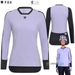 Cyklo oblečenie - Dámske, Fox W Defend Thermal jersey, lilac
