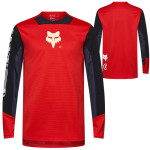 Cyklo oblečenie - Pánske, Fox Defend Elevated ls jersey, fluo red