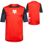 Cyklo oblečenie - Pánske, Fox Defend Elevated ss jersey cyklo dres, fluo red