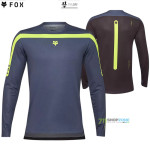 Cyklo oblečenie - Pánske, Fox Flexair Aviation LS jersey, graphite