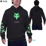 Oblečenie - Pánske, Fox Shield hoodie pánska mikina, čierna