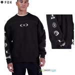 Oblečenie - Pánske, Fox Image Cosmo Oversized Crew fleece, čierna