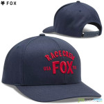 Fox Slogan Snapback Hat šiltovka, modrá