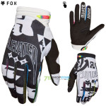 Moto oblečenie - Rukavice, Fox 180 Image Cosmo Glove, white black