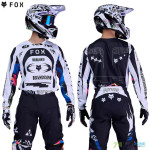 Moto oblečenie - Dresy, Fox 180 Image Cosmo Jersey dres, bielo čierna