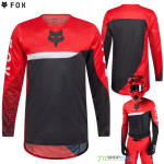 Fox Flexair Fracture jersey, fluo red