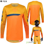 Moto oblečenie - Dresy, Fox Flexair Fracture jersey, tangerine