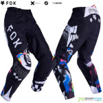 Moto oblečenie - Nohavice, Fox 180 Image Cosmo Pant nohavice, bielo čierna