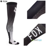 Moto oblečenie - Termo/ponožky, Fox Flexair Fracture knee brace sock podortézne podkolienky, bielo čierna