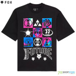 Oblečenie - Pánske, Fox Image Cosmo oversized tee tričko, čierna