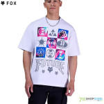 Oblečenie - Pánske, Fox Image Cosmo oversized tee tričko, biela