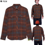 Oblečenie - Pánske, Fox Survivalist Core flannel flanelová košeľa, hnedá