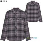 Oblečenie - Pánske, Fox Survivalist Core flannel flanelová košeľa, dark shadow