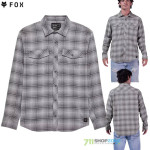 Oblečenie - Pánske, Fox Survivalist Stretch flannel flanelová košeľa, šedá