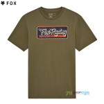 Oblečenie - Pánske, Fox Equipped ss Premium tee olive green, olivová