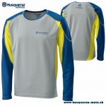 Moto oblečenie - Dresy, Husqvarna dres Sixtorp Shirt Pro, šedo modrá