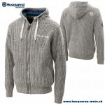 Zľavy - Oblečenie pánske, Husqvarna Pathfinder sveter s kožušinou, šedá