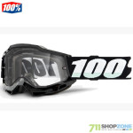 Moto oblečenie - Detské, 100% Accuri 2 Junior mx okuliare black, čierna
