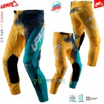 Moto oblečenie - Nohavice, Leatt nohavice GPX 4.5 new, žltá tyrkys