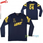 Zľavy - Oblečenie pánske, Leatt tričko dlhý rukáv Stadium, tm. modrá
