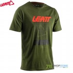 Oblečenie - Pánske, Leatt tričko T-Shirt Mesh, tm. zelená