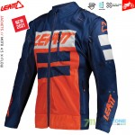 Moto oblečenie - Bundy, Leatt bunda Jacket Moto 4.5 X-Flow, oranžová