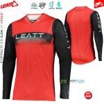 Moto oblečenie - Dresy, Leatt Moto 5.5 UltraWeld jersey red, červená