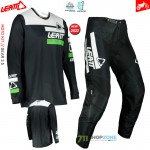 Leatt Ride Kit 3.5 dres + nohavice, čierna