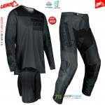 Moto oblečenie - Nohavice, Leatt Ride Kit 3.5 dres + nohavice, šedá