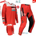 Leatt Ride Kit 3.5 dres + nohavice, červená