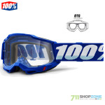 Moto oblečenie - Okuliare, 100% Accuri 2 OTG okuliare blue, modrá