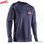 Oblečenie - Pánske, Leatt tričko LongSleve Shirt Upcycle, modrá