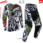 Moto oblečenie - Nohavice, Leatt Ride kit nohavice a dres 3.5 V23 zebra, zebra