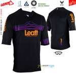 Cyklo oblečenie - Pánske, Leatt MTB Enduro 3.0 V23 dres black, čierna