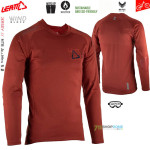 Cyklo oblečenie - Pánske, Leatt cyklistický dres MTB AllMtn 5.0 V23, tehlovo červená