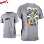 Oblečenie - Pánske, Leatt tričko T-Shirt Core Titanium, titan šedá