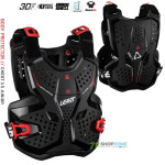 Chrániče - Detské, Leatt 3.5 Chest Protector Jr detský chránič hrudi, black red