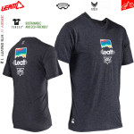 Cyklo oblečenie - Pánske, Leatt MTB 1.0 Gravity jersey black, čierna