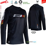 Cyklo oblečenie - Pánske, Leatt MTB 4.0 Enduro LS jersey black, čierna