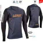 Cyklo oblečenie - Pánske, Leatt MTB Gravity 5.0 dres black, čierna