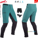 Cyklo oblečenie - Pánske, Leatt MTB 2.0 Trail pant teal, zelená