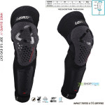 Chrániče - Kolenné, Leatt 3DF 5.0 Evo EXT knee chrániče kolien, čierna