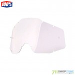 Moto oblečenie - Detské, 100% sklo do okuliarov AC1/ST1 Junior clear, číra