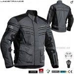 Moto oblečenie - Bundy, Lindstrands bunda Luxor jacket, čierno šedá